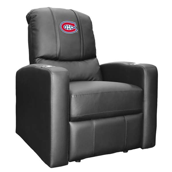 Montreal Canadiens Stealth Recliner with Montreal Canadiens Logo