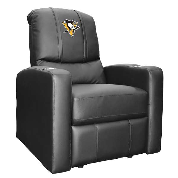 Pittsburgh Penguins Stealth Recliner with Pittsburgh Penguins Logo
