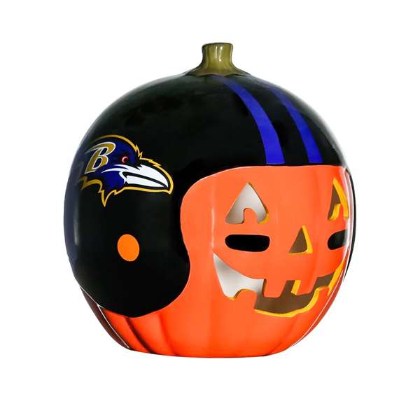 Baltimore Ravens Ceramic Pumpkin Helmet