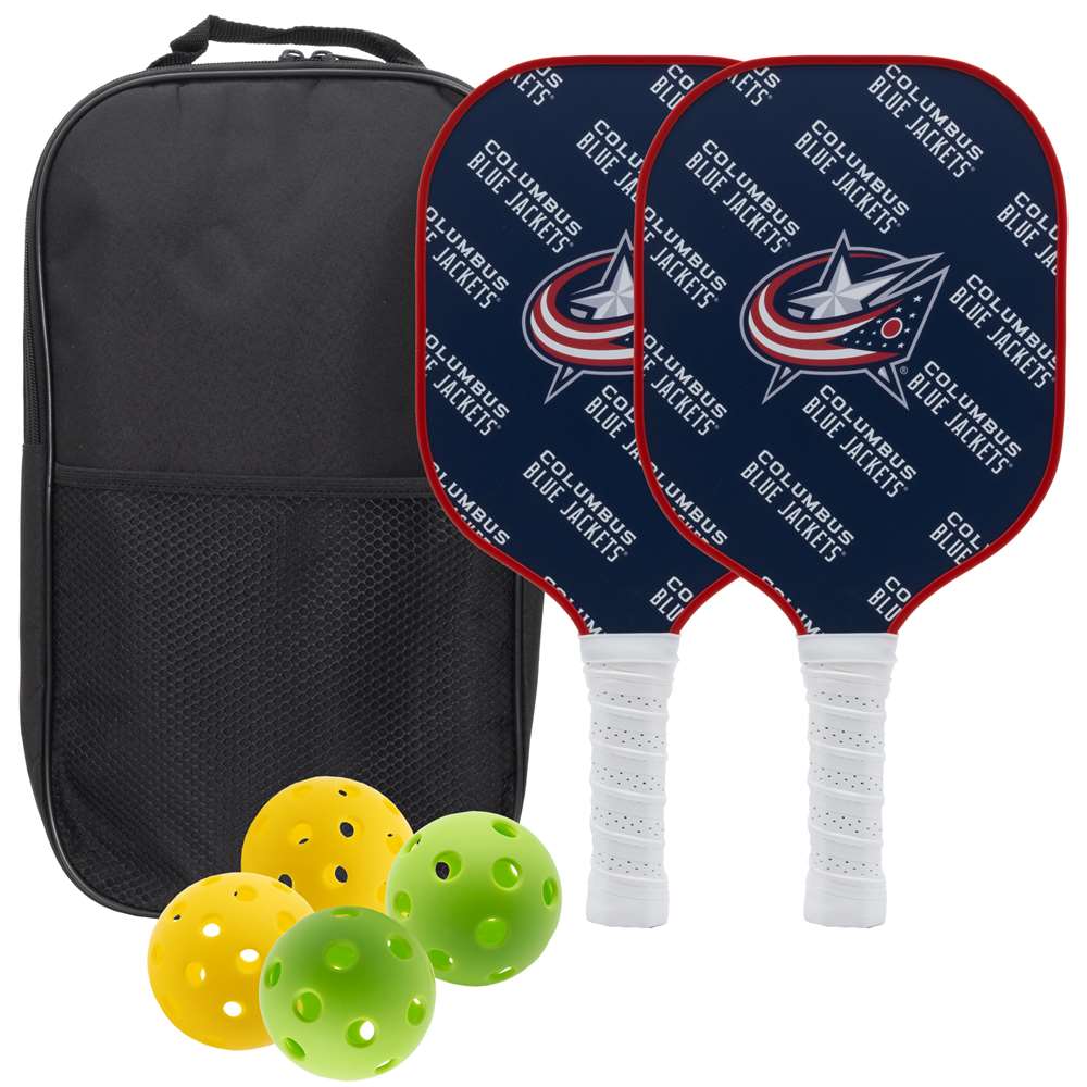 Columbus Blue Jack Carbon Fiber Pickleball Paddle Set