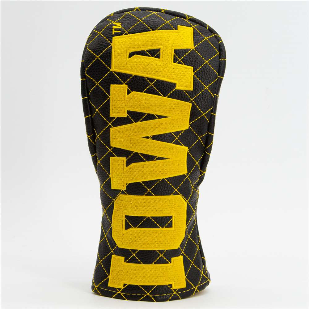 Iowa Hawkeyes Quilted Fairway Headcover (SOLID) 