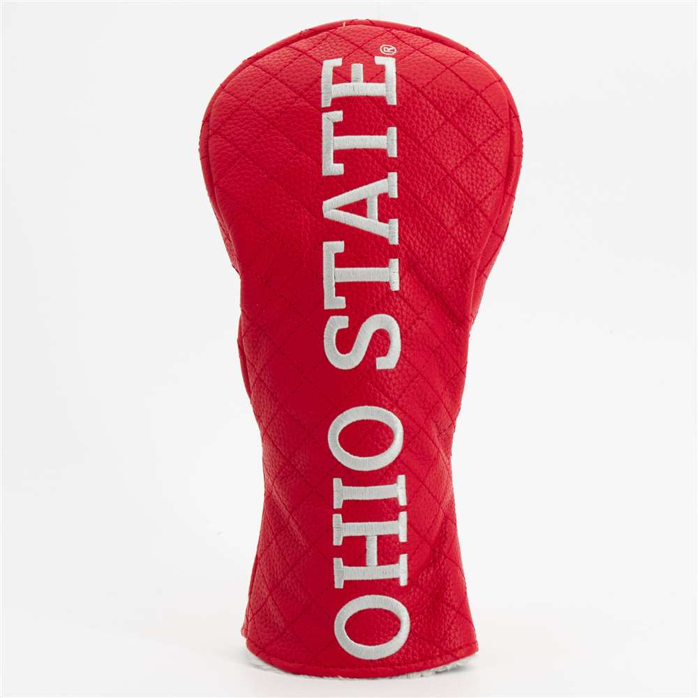 Ohio State Buckeyes Quilted Fairway Headcover (SOLID) 