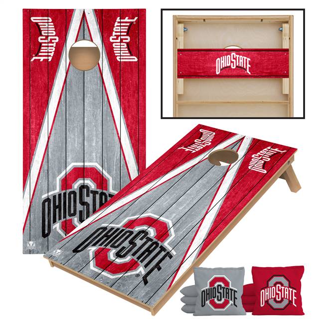 Ohio State Buckeyes Official Tournament Premium 2X4 Cornhole Game Set ...