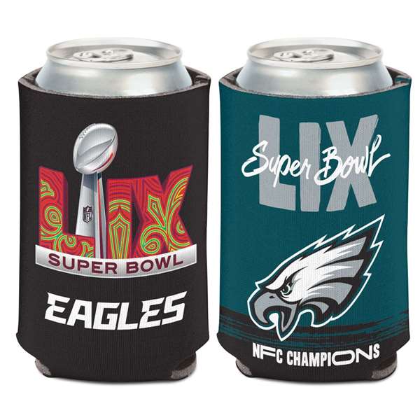 Philadelphia Eagles Super Bowl LIX NFC Champions 12oz. Can Cooler ...