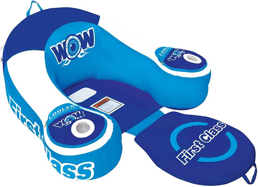 WOW Watersports First Class Lounge Towable Lake Float