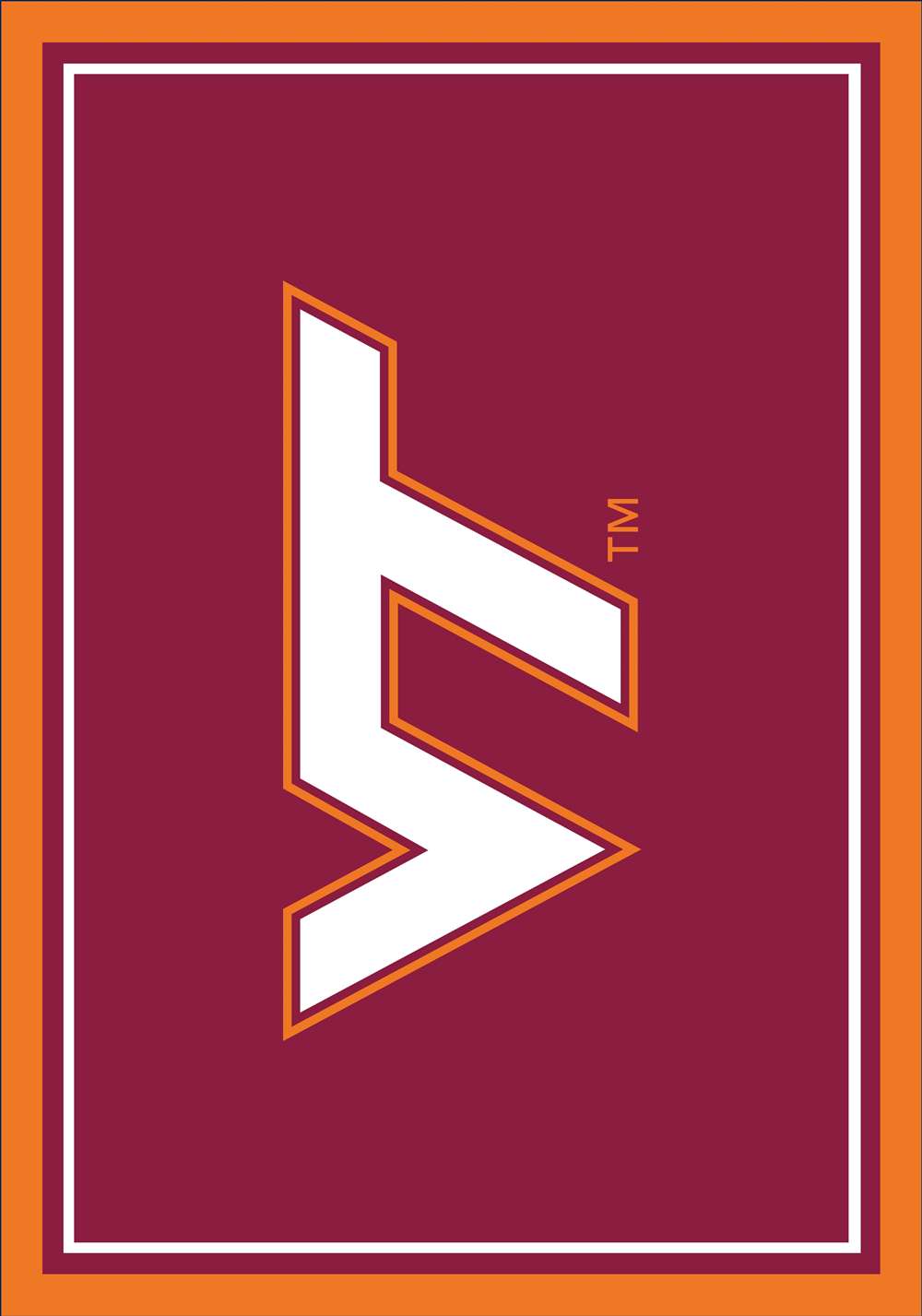 Virginia Tech Hokies 6x8 Spirit Rug 
