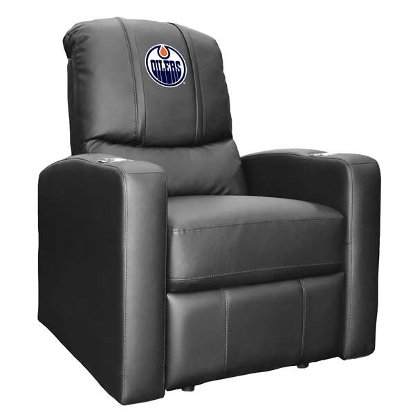Edmonton Oilers Stealth Recliner with Edmonton Oilers Logo