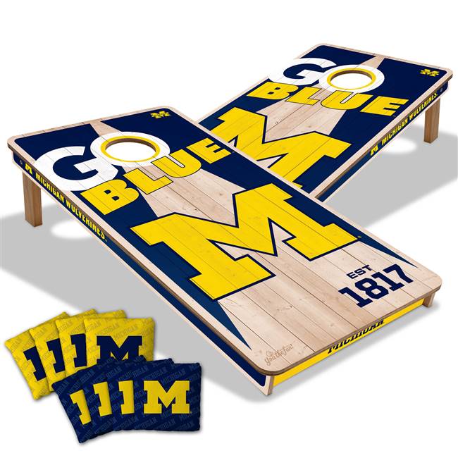 Michigan Wolverines 2 ft. x 4 ft. Cornhole Game